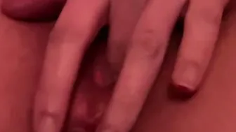 Gf Plays with her Dripping Twat into Halloween Costume