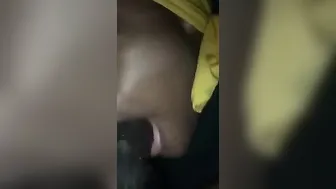 Blowing my bf Cock inside the Vehicle