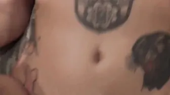 Tattooed step-daughter seduces and sucks taboo penis before sex