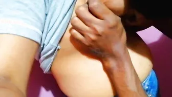 Bf Suck my Gigantic Natural Titties