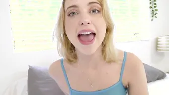 Chloe Cherry wants her stepbro to delete her tape and suck him