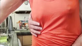 Banged the Washing up - Old British Amateur Lovers Abandon Washing up for Kitchen Quickie x