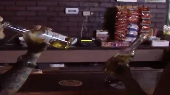 Bargirl Nadia Natalli lets a huge penis take her home for a