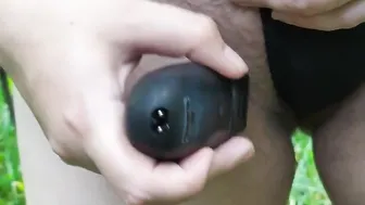 Teenagers sluts into bikini shave a little snatch outside -Milky