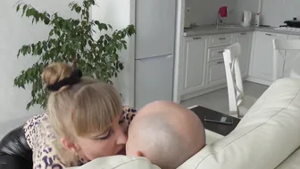 Predator Gf. Female Domination. Face Licking. she Loves Biting. Sasha Bikeyeva