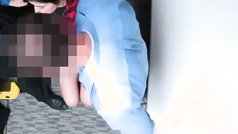 Hipster 18 year old Plowed By 2 Mall Officer For her Crime