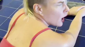 ANAL SURPRISE FOR CLEANING FIANCE