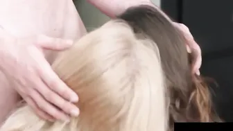 Smut Puppet - 2 Thin Barely Legal Giving a Double Head Compilation