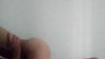 Vulgar Bombshell Dark Hair Riding Gigantic Cock of her Bf