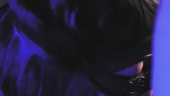 College Lover Swallows Sperm inside the Night