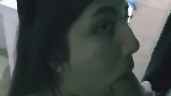I had a fellatio and sex with my BF into a outdoor
