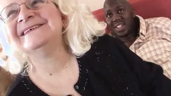 Grandmother w Fat Butt does her 1st bbc inside Goddess Grandmother Movie