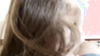 Cutie rough banging after a studying session