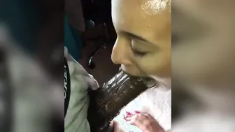 whores love guzzling cum two