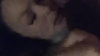 big black cock inside my Wifey Mouth 10 Inch