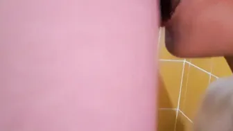 I love being nailed into the toilet into front of the mirror.