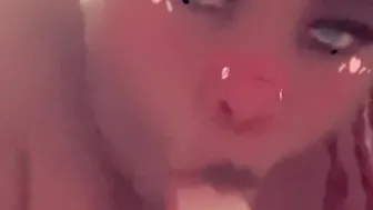 Black Latina fucks white sex toy