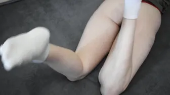 Goddess Legs Into Short Socks | HotBlondeFeet