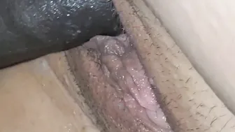 I let him stick his HUGE AFRICAN PENIS deep inside my THROAT and CUM two TIMES into my JUICY pink