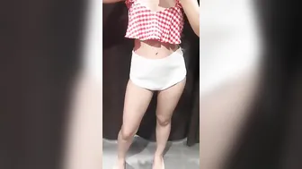 Korean Freaky Skank Fiance Grope Slender Body Inside Changing Room