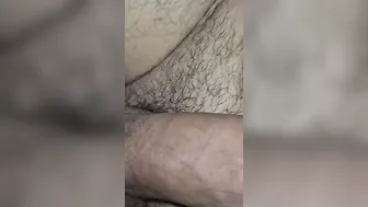 Fucking with double ended sex toy
