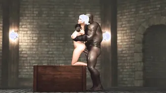 Freaky college women getting rough anal pounded by a african huge penis