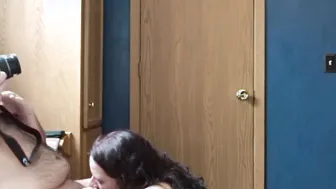Bimbo Fiance Missy Blows Georges Dick into Toilet