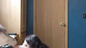 Bimbo Fiance Missy Blows Georges Dick into Toilet