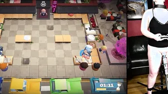 Scene Game Livestream. Having Fun overcooked while cumming