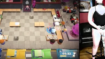 Scene Game Livestream. Having Fun overcooked while cumming