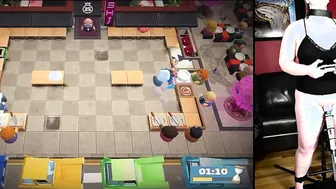 Scene Game Livestream. Having Fun overcooked while cumming