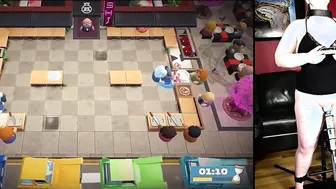 Scene Game Livestream. Having Fun overcooked while cumming