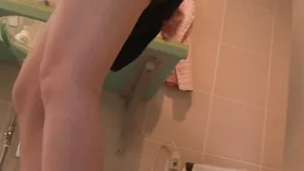 Japanese dark hair Rui Yazawa is pissing uncensored