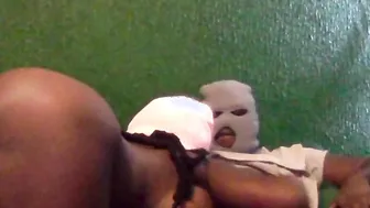 Behind the Scenes Big Titted African Barely Legal Ride