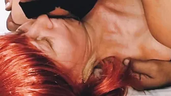 Close up - Sexual Tongue Making Out With Ginger Cheating Bimbo Next Door Fiance