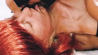 Close up - Sexual Tongue Making Out With Ginger Cheating Bimbo Next Door Fiance