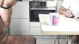 The best breakfast of my life Lovers Fucking while their Cuckold Friend play videogames