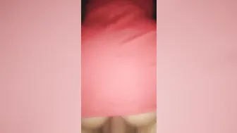 Cutie eighteen into red dress receiving a dick