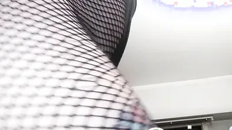 Tights fishnet sitting on face pov and butt worshipping