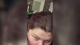 Eye contact oral sex with boy vibrator