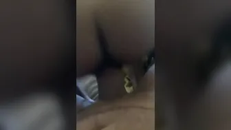 Eighteen squirting on big black dick