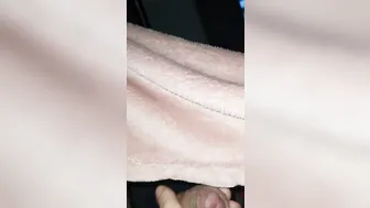 Step cougar hand slip under blanket making step son cum into 20 seconds