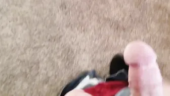 Little sister getting an accidental jizzed by stepbrother