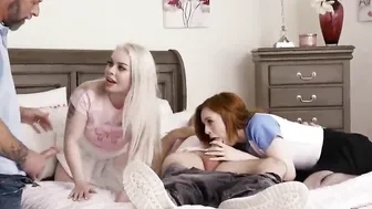 Stepdaddies cannot resist their stepdaughters sweet talks