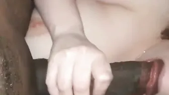 Big Black Dick Oral Cummed With Huge Tits Wifey