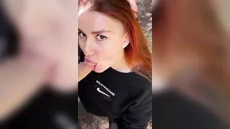 Outside park: Sex Oral Sex and vagina cummed KleoModel