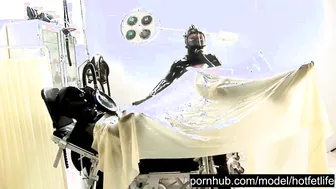 Heavy Pvc Pvc Piss Bondage - Fellatio Hand Job Fem Dom - Catheter Treatment - Part one