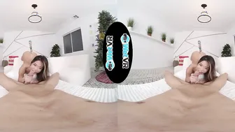 WETVR oriental Vina Sky Gifted Sex for Christmas inside VR
