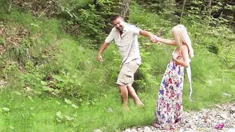Real German 19 Yo Lovers Romantic Public Sex on Holiday