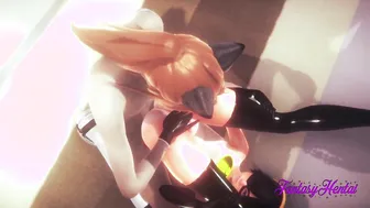 Incredibles Cartoon 3D - Violet Enjoy with her Friend